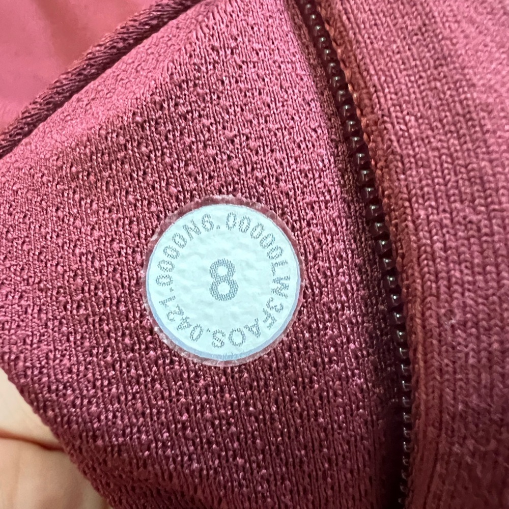 Lululemon Its Rulu Run Cropped Half-Zip size 8 - Picture 2 of 6